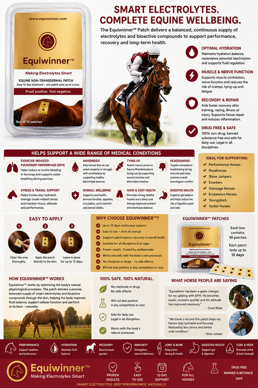 Equiwinner™ 10 Day Equine Electrolytes Treatment Patch